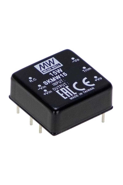 Mean Well SKMW15G-15 15W 18-75VDC 15VDC 1000mA DIP Regüleli Tek Çıkışlı İzole Dönüştürücü