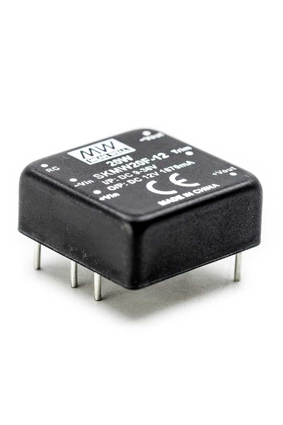 Mean Well SKMW20F-12 20W 9-36VDC 12VDC 1670mA DIP Regüleli Tek Çıkışlı İzole Dönüştürücü