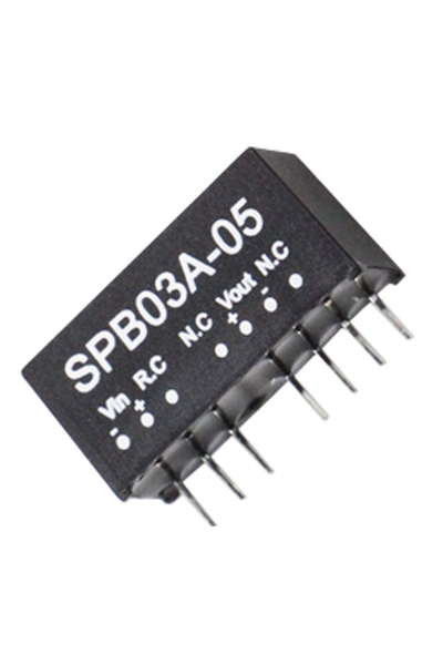 Mean Well SPB03A-05 3W 5V 60-600mA DC-DC Dönüştürücü Mean Well SPB03A-05 3W 5V 60-600mA DC-DC Dönüştürücü