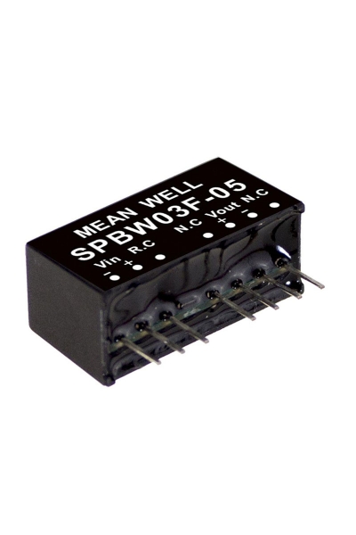 Mean Well SPBW03F-05 3W 9-36VDC 5VDC 600mA Regüleli Tek Çıkışlı İzole Dönüştürücü