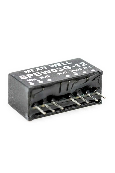 Mean Well SPBW03G-12 3W 18-75VDC 12VDC 250mA Regüleli Tek Çıkışlı İzole Dönüştürücü