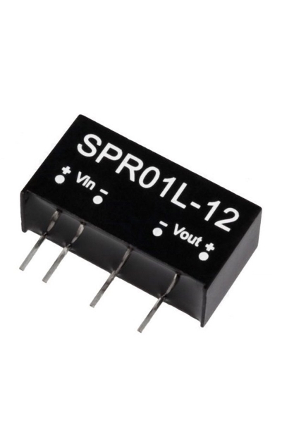 Mean Well SPR01L-12 1W 12 V 84mA DC-DC Dönüştürücü