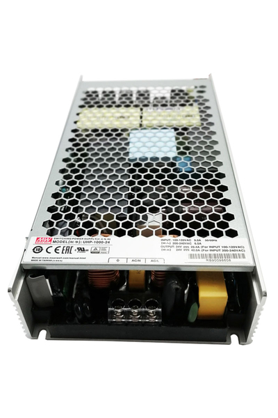 Mean Well UHP-1000-24 24V DC 42A Slim Tek Çıkışlı PFCli Kapalı Kasa Güç Kaynağı
