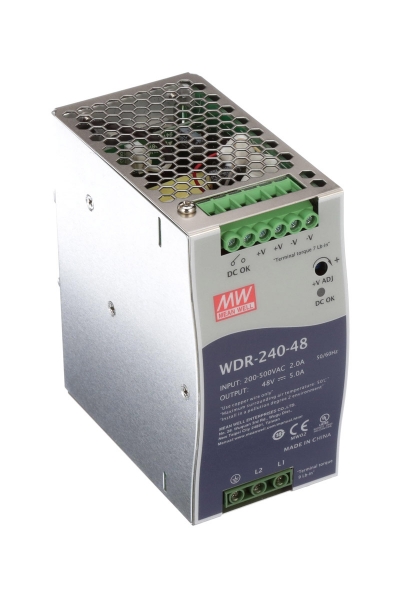 Mean Well - Mean Well WDR-240-48 240W Endüstriyel DIN Ray Power Supply