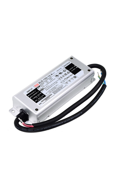 Mean Well XLG-150-12-A 12V DC 12.5A Dahili PFC AC-DC Tek Çıkışlı Led Sürücü