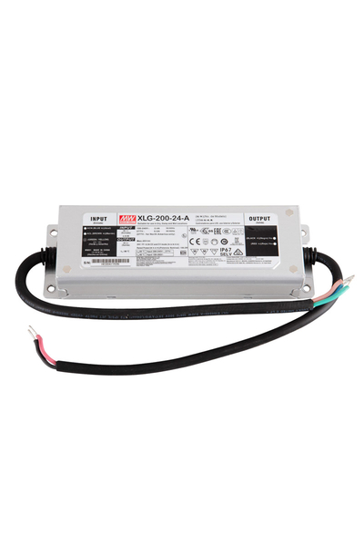 Mean Well - Mean Well XLG-200-24-A 24V DC 8.3A Dahili PFC AC-DC Tek Çıkışlı Led Sürücü