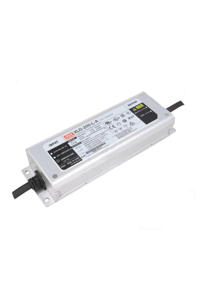 Mean Well - Mean Well XLG-200-L-A 285V DC 1.05A Dahili PFC AC-DC Tek Çıkışlı Led Sürücü Mean Well - Mean Well XLG-200-L-A 285V DC 1.05A Dahili PFC AC-DC Tek Çıkışlı Led Sürücü