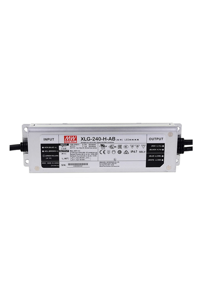 Mean Well XLG-240-H-AB 56V DC 4.9A Dahili PFC AC-DC Tek Çıkışlı Led Sürücü