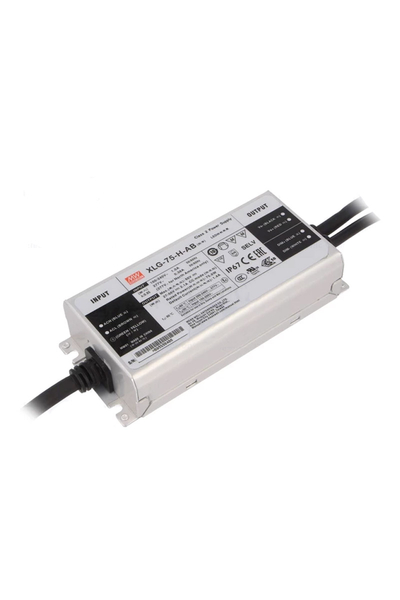 Mean Well XLG-75-H-AB 56V DC 2.1A Dahili PFC AC-DC Tek Çıkışlı Led Sürücü
