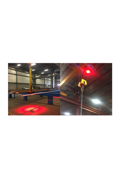 Mesan 453 9-60VDC Kırmızı Spot Vinç Güvenlik Işığı Red Zone Lazer lamba - Thumbnail