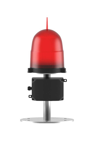 Mesan - Mesan MS 1342.1.220VAC Kırmızı PC ABS Bağlantı Kutulu Yedekli Led Uçak İkaz Lambası Mesan - Mesan MS 1342.1.220VAC Kırmızı PC ABS Bağlantı Kutulu Yedekli Led Uçak İkaz Lambası