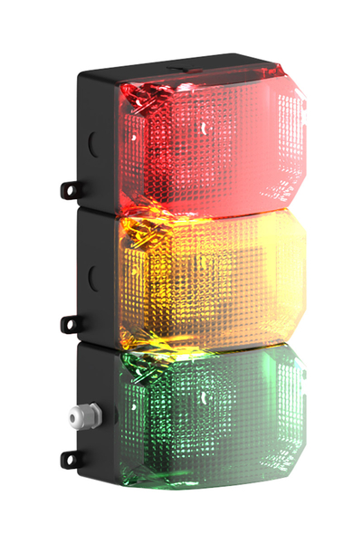 Mesan - Mesan MS 219.1.3.2.12-24VAC/DC Kırmızı-Turuncu-Yeşil Cube Ledli İkaz Lambası Mesan - Mesan MS 219.1.3.2.12-24VAC/DC Kırmızı-Turuncu-Yeşil Cube Ledli İkaz Lambası