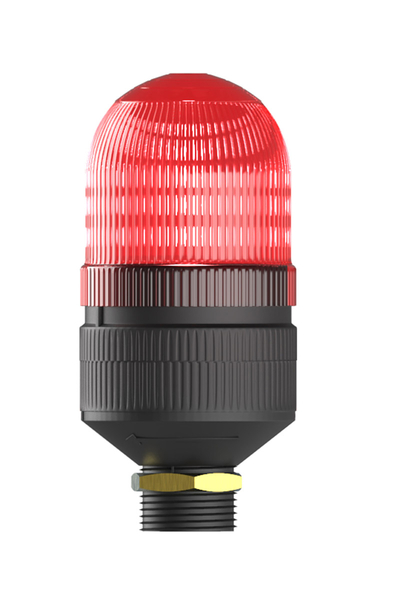 Mesan MS 383.1.12-60VAC/DC Kırmızı M30 Rakor Montajlı Buzzerlı İkaz Lambası