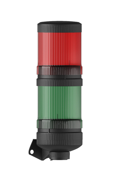 Mesan - Mesan MS 4035.1.2.12-24VAC/DC Duvar Tipi Kırmızı-Yeşil Smd Multi Ledli Buzzerlı 2li Işıklı Kolon