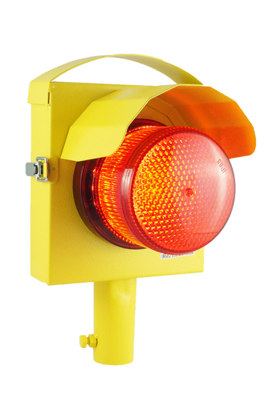 Mesan - Mesan MS 8013.1.110-220VAC Kırmızı Led Tekli Trafik Lambası