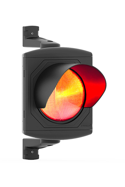 Mesan - Mesan MS 8032.1.12-24VDC Kırmızı Power Led Tekli Trafik Lambası