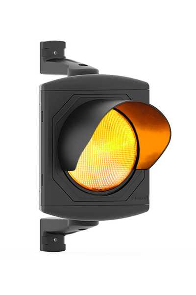Mesan - Mesan MS 8032.3.110-220VAC-1 Turuncu Ledli Tekli Trafik Lambası