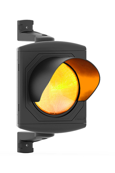 Mesan - Mesan MS 8032.3.110-220VAC Turuncu Led Tekli Trafik Lambası