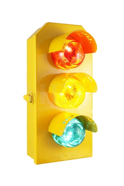 Mesan - Mesan MS 8044.1.3.2.110-220VAC Kırmızı Turuncu Yeşil Led Mini Trafik Lambası