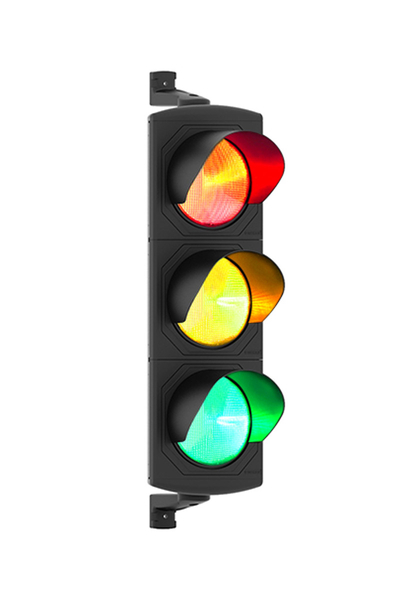 Mesan - Mesan MS 8047.1.3.2.110-220VAC Kırmızı-Turuncu-Yeşil Işıklı Trafik Lambası