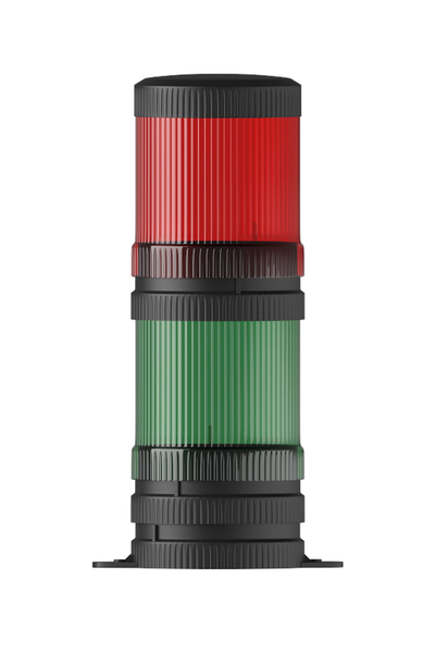 Mesan - Mesan MS 83010.1.2.110-220VAC Kırmızı-Yeşil Flaşörlü Ledli 2li Işıklı Kolon