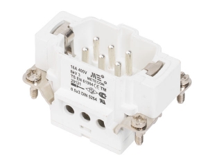 Mete Enerji - Mete Enerji 29121 6x16A 6P+E 400V Alüminyum Gövdeli Vida Bağlantılı Fiş Çekirdeği Mete Enerji - Mete Enerji 29121 6x16A 6P+E 400V Alüminyum Gövdeli Vida Bağlantılı Fiş Çekirdeği