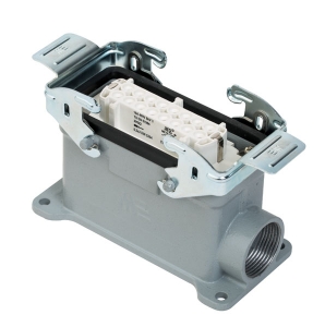 Mete Enerji 403036S 16x16A 16P+E 400V IP65 Metal Mandallı Duvar Prizi - Thumbnail