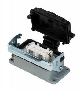 Mete Enerji - Mete Enerji 403710S 10x16A 10P+E 400V IP65 Alüminyum Gövdeli Tek Metal Mandallı Kapaklı Makine Prizi Mete Enerji - Mete Enerji 403710S 10x16A 10P+E 400V IP65 Alüminyum Gövdeli Tek Metal Mandallı Kapaklı Makine Prizi