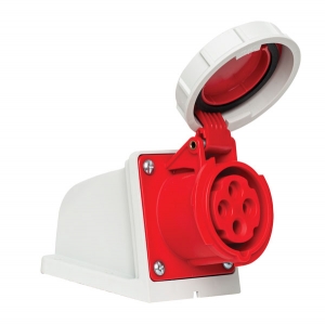 Mete Enerji 406606V 4x16A 3P+E 5h/50-60Hz 380-415V IP67 Cee Norm Vida Bağlantılı Eğik Gövdeli Duvar Prizi Mete Enerji 406606V 4x16A 3P+E 5h/50-60Hz 380-415V IP67 Cee Norm Vida Bağlantılı Eğik Gövdeli Duvar Prizi