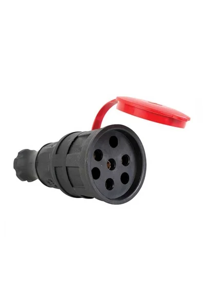 Mete Enerji - Mete Enerji 401022 3x25A 3P+E 380-415V IP44 Kauçuk Uzatma Prizi