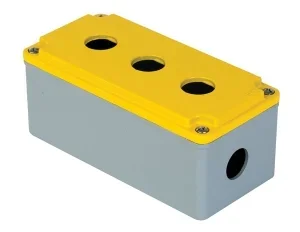 Mete Enerji - Mete Enerji 402620 80x170x73 IP67 3lü Alüminyum Buton Kutusu