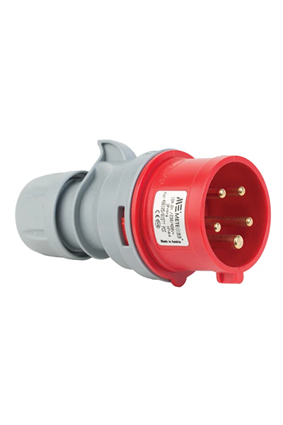 Mete Enerji 406105 5x16A 3P+N+E 6h/50-60Hz 380-415V IP44 Cee Norm Hızlı Bağlantılı Düz Fiş