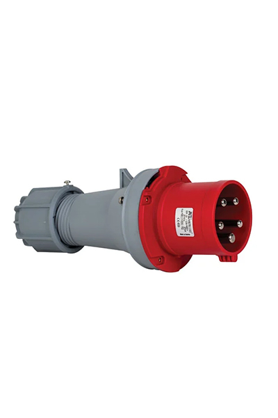 Mete Enerji - Mete Enerji 406117 5x63A 380-415V IP44 Cee Norm Pilot Kontaklı Düz