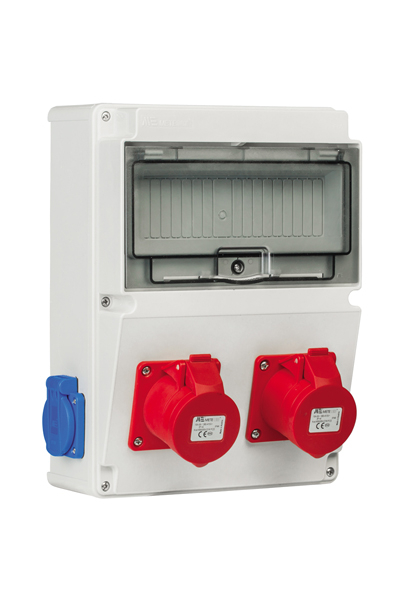 Mete Enerji - Mete Enerji 70083505E IP44 Ön 2x406521V Yan 2x404016ST06 Kombinasyon Kutusu Mete Enerji - Mete Enerji 70083505E IP44 Ön 2x406521V Yan 2x404016ST06 Kombinasyon Kutusu