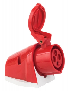 Mete Enerji T11905V 4x16A 3P+E 6h/50-60Hz 380-415V IP44 Cee Norm Vida Bağlantılı Eğik Gövdeli Duvar Prizi Mete Enerji T11905V 4x16A 3P+E 6h/50-60Hz 380-415V IP44 Cee Norm Vida Bağlantılı Eğik Gövdeli Duvar Prizi