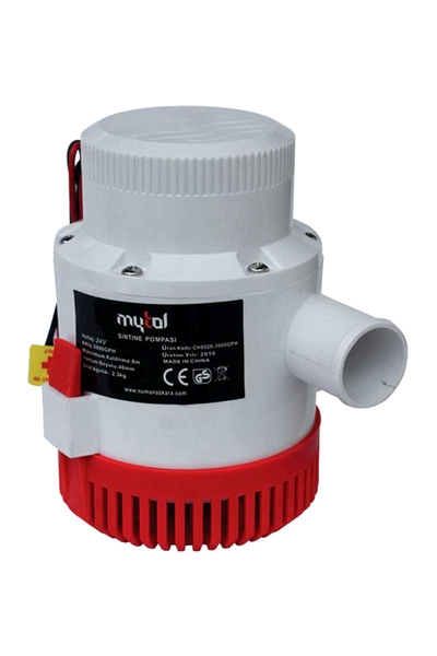 Mytol - MYTOL CH8028 3000GPH 24V Sintine Pompası Mytol - MYTOL CH8028 3000GPH 24V Sintine Pompası