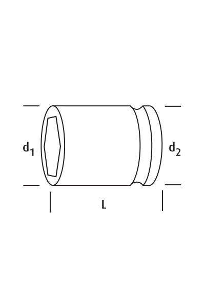 Osaka Aksesuar - Osaka Tool LN1S80 1 inç 80mm Havalı Lokma Osaka Tool LN1S80 1 inç 80mm Havalı Lokma - Thumbnail