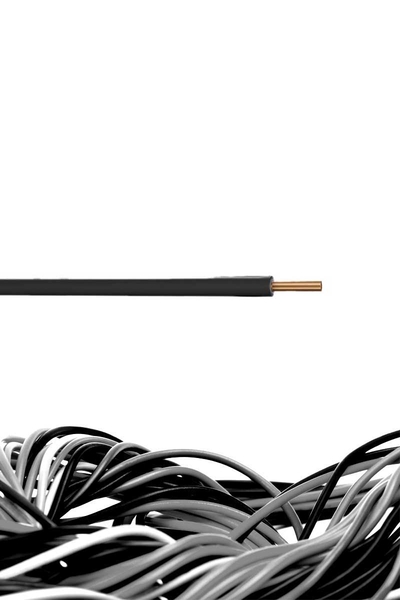 Öznur Kablo - Öznur H07Z1-U HFFR Siyah 1,5 NYA Kablo