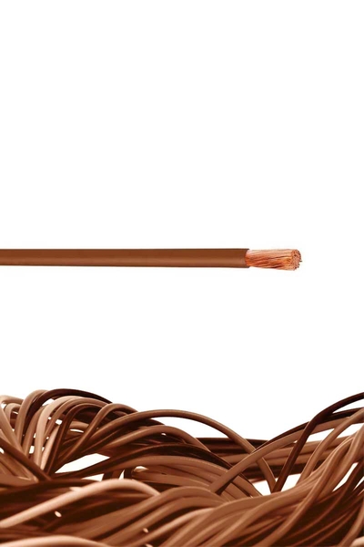 Öznur Kablo - Öznur H07V-K Kahverengi 16 NYAF Kablo