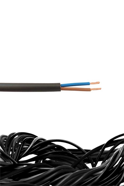 Öznur H05VV-F Siyah 2x1 (NYMHY) TTR Kablo