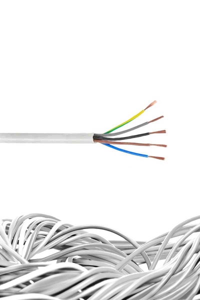 Öznur H05VV-F Beyaz 5x6 (NYMHY) TTR Kablo