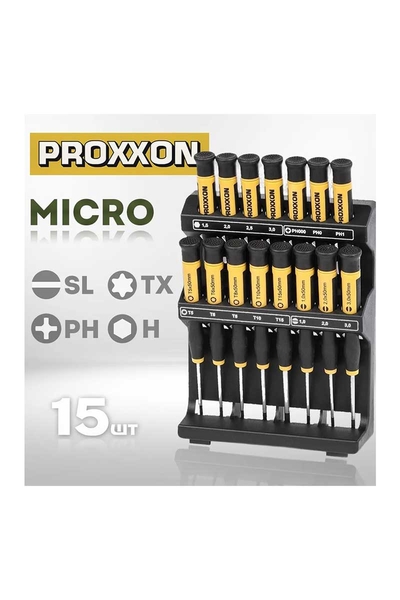 Proxxon Micromot - Proxxon 28148 15 li Mikro Tornavida Seti Proxxon 28148 15 li Mikro Tornavida Seti - Thumbnail