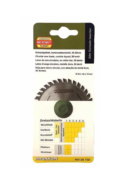 Proxxon 28732 27070 için Tungsten Karbür Testere - Thumbnail (3)