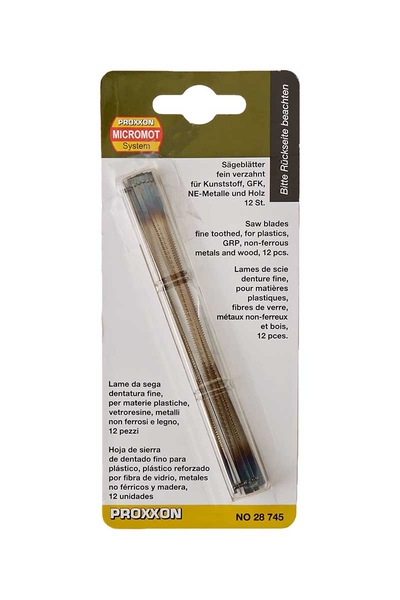 Proxxon 28745 DSH için Pimli On İkili Çok İnce Dişli Kıl Testere - Thumbnail (2)