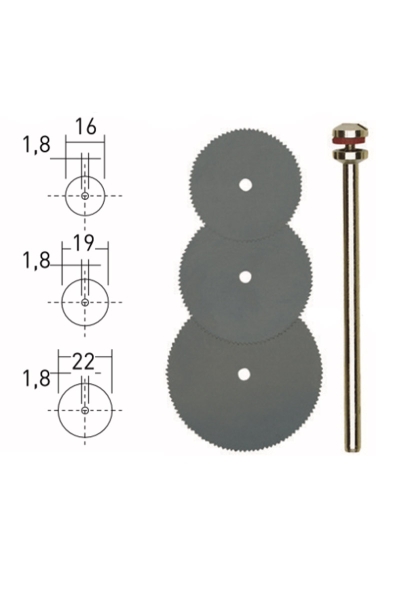 Proxxon 28830 Üçlü Mil Çaplı Testere Seti - Thumbnail