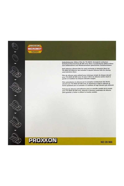 Proxxon 28968 TG 250/E Zımpara Makinesi için Silikon Şerit - Thumbnail (3)