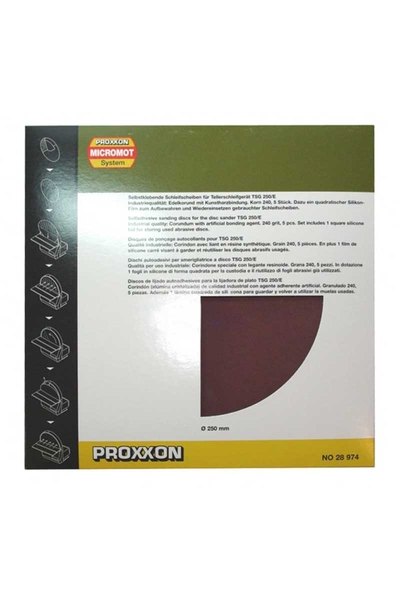 Proxxon 28974 Tsg250-E için Beşli 240 Kum Zımpara - Thumbnail (2)