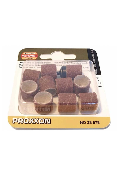 Proxxon Micromot - Proxxon 28978 11 Parça 14mm Zımpara Taşlama Uç Seti Proxxon 28978 11 Parça 14mm Zımpara Taşlama Uç Seti - Thumbnail