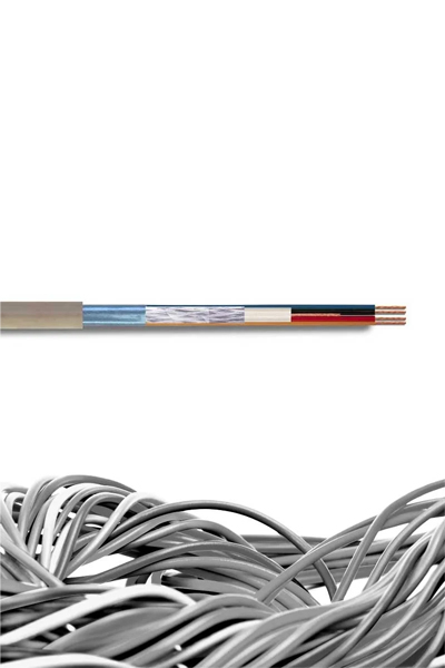 Reçber Kablo - Reçber 306051 CCTV 1+2 RG 59 Mini 2x0,22 Kamera Kablosu