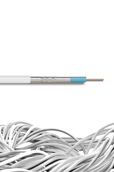 Reçber Kablo - Reçber 307057 RG 6 U/4 PHY-PVC CU/AL Koaksiyel Kablo